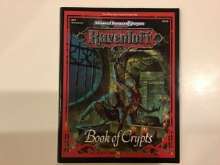 Rr2 - Book Of Crypts - Ravenloft - Advanced Dungeons & Dragons - Ad&d Tsr