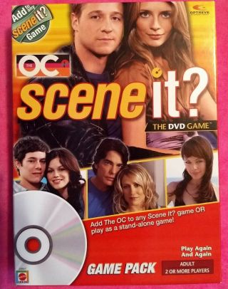 The Oc Scene It Game Dvd Trivia Game Cards Cards