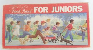 Trivial Pursuit For Juniors Board Game / 1987 Horn Abbot