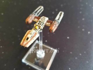 Btl - A4 Y - Wing (scum) W/ Base - Star Wars X - Wing Miniatures | Hobbut - Com