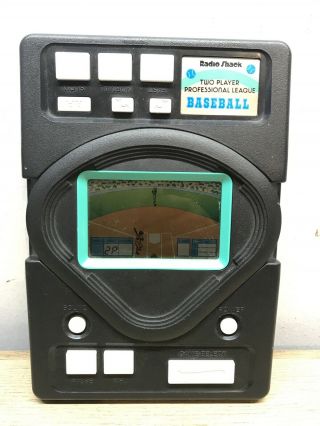 Radio Shack Electronic Handheld Baseball Game.  2 Player Pro League.