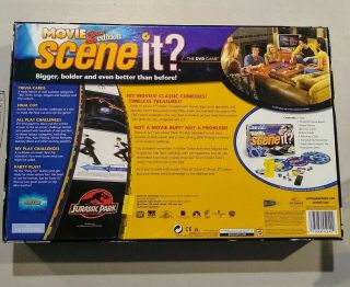 Scene It? Movie 2nd Edition Trivia Board Game Dvd Complete 2007 2