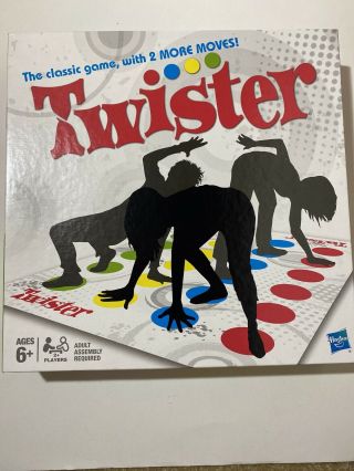 Hasbro Twister Game 2 To 4 Players Complete Game Set