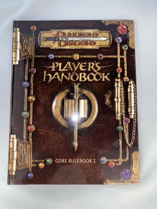 24 Hr Dungeons & Dragons Player’s Handbook Tsr11550 Nm Core Rulebook 1