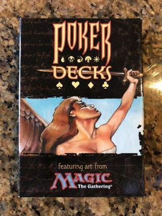 Mtg - Magic The Gathering Poker Decks | 1998 - Rare | Opened Nm