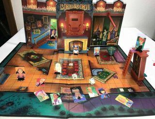 13 Dead End Drive Board Game Vintage 1993 Mystery Boardgame Milton Bradley Fun
