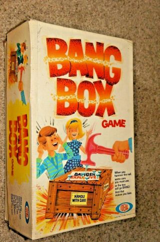 Vintage 1969 Bang Box Game By Ideal Complete