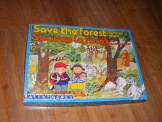 Battat Ecology Educational Game Save The Forest Gameboard & Puzzle Never Played