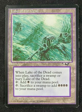 Mtg Magic The Gathering Lake Of The Dead Alliances Hp Creased