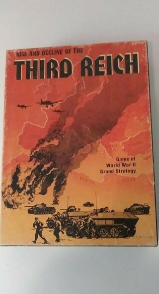 Avalon Hill Wwii Rise And Decline Of The Third Reich (2nd Edition) - Punched