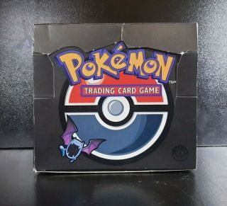 Empty Pokemon 1st Edition Team Rocket Booster Box,  Box Only No Packs