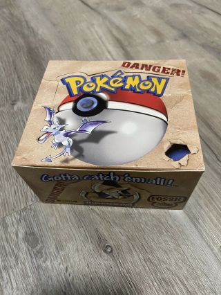 Pokemon Fossil Booster Box Empty