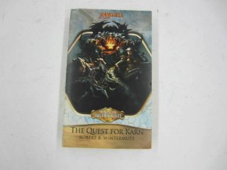 Magic: The Gathering Scars Of Mirrodin The Quest For Karn Book Novel Mtg