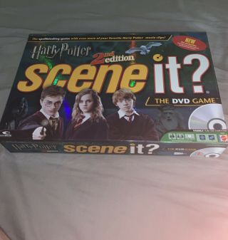 Harry Potter Scene It? 2nd Edition (2007) Dvd Board Game Complete