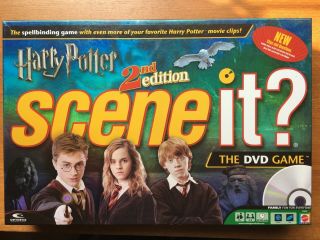Harry Potter 2nd Edition Scene It? The Dvd Board Game By Mattel Games