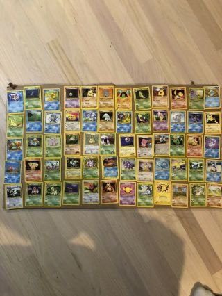 60 Old Vintage Pokemon Cards 1 - 1st Edition