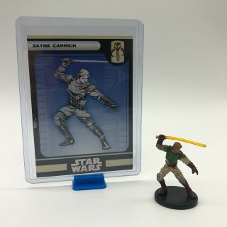 Star Wars Miniatures Zayne Carrick 54/60 Knights Of The Old Republic Rare Legion