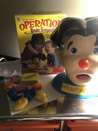 Operation Brain Surgery Electronic Talking Game Feel Find Matching Game Complete