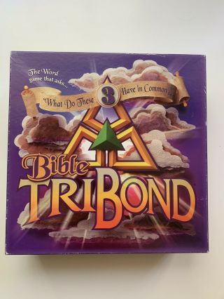 Bible Tribond Board Game 2,  Players Ages 12 And Up Complete Trivia Game
