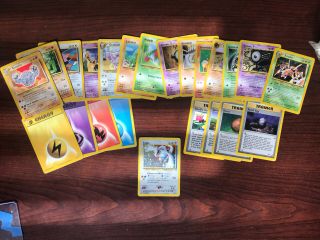 Holo Lugia - Neo Genesis 9/111 Rare Pokemon Card And 22 Neo Cards