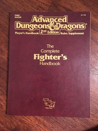 Advanced Dungeons & Dragons 2nd Ed.  Fighter 