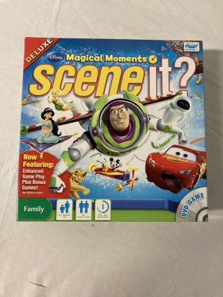 Scene It? Disney Magical Moments Edition DVD Board Game COMPLETE 2