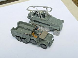 Battlefront Flames Of War: German Two Vehicles Base - Painted