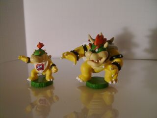 Mario Chess Bowser & Bowser Jr Replacement Piece Cake Topper Crafts