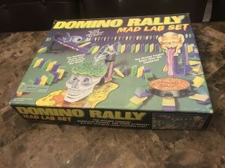 Vintage 1996 Domino Rally Mad Lab Set Pressman