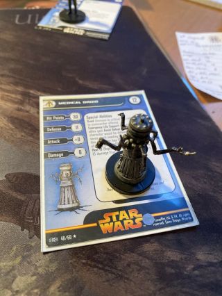 Star Wars Miniatures Revenge Of The Sith - Medical Droid W/ Card (48/60)