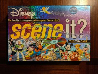 Disney Scene It? The Dvd Family Trivia Board Game Mattel,  Missing 1 Pawn