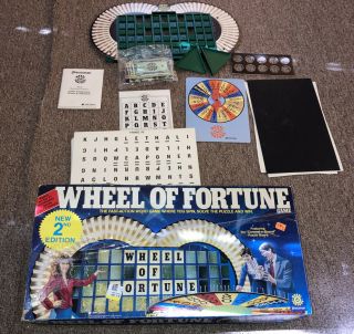 Vintage Complete 1985 Wheel Of Fortune Board Game
