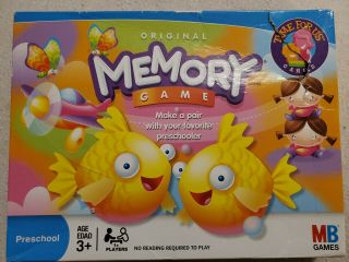Memory Game 2007 Milton Bradley/mb Game Is Complete.