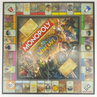 Monopoly World Of Warcraft Replacement Game Board Only Craft Wall Art 2012