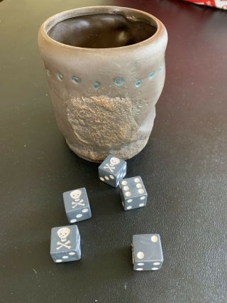 Pirates Of The Caribbean Liars Dice.  Cup And Dice Replacement