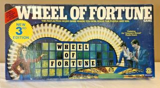 Vintage: 1988 Wheel Of Fortune 3rd Edition Board Game Complete Pressman