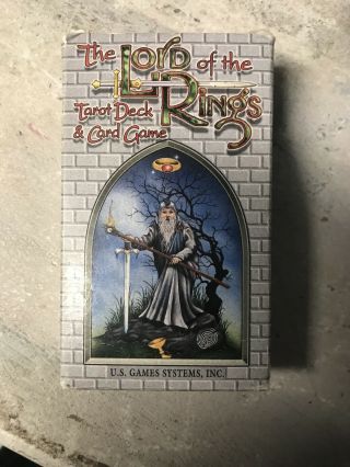 The Lord Of The Rings Tarot Deck & Card Game - 1996 U.  S.  Games System Inc Tolkien