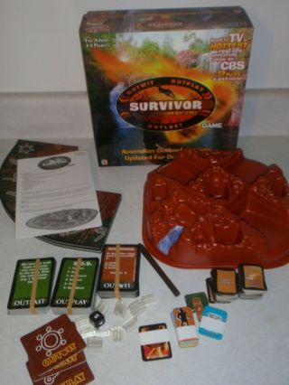 Survivor The Australian Outback Second Edition Board Game 2000 Mattel