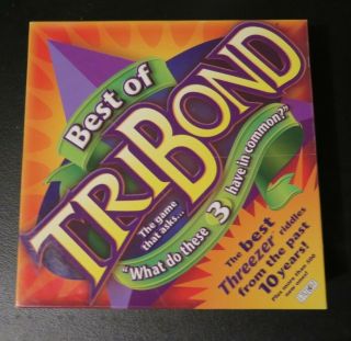 Best Of Tribond Board Game,  Patch,  Threezer Riddles,  Ages 12,  Complete