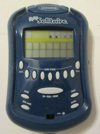 Radica Flip Top Solitaire 2006 Handheld Electronic Game