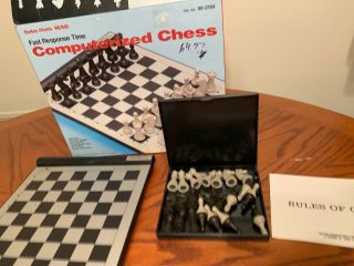 Radio Shack 1650 Fast Response Program Computerized Chess Board/ 2