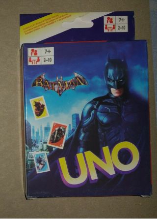 Uno Playing Cards Game - Batman - Familly Game