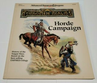 Advanced Dungeons & Dragons: Forgotten Realms Horde Campaign