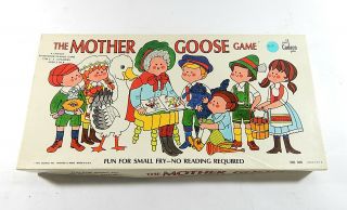 1971 The Mother Goose Game Vintage Cadaco Board Game