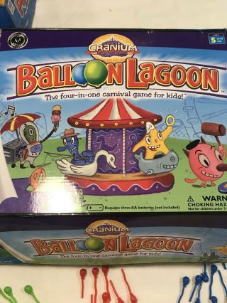 Cranium Balloon Lagoon Carnival Kids Game For Ages 5,  No Instructions 2004