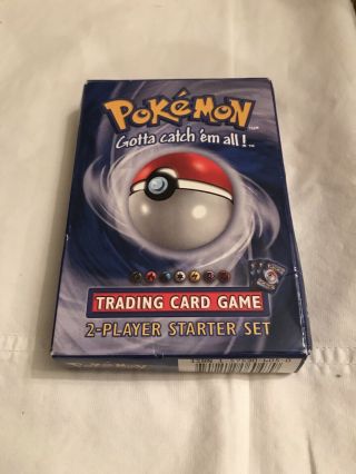 Pokemon Trading Card Game 2 - Player Starter Set 1999 Edition.  Opened But Complete