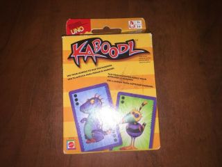 Kaboodl Card Game From The Makers Of Uno Kooky Family Mattel - Cards
