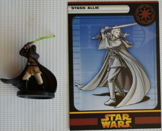 Star Wars Miniatures Stass Allie 20/60 With Card