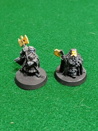 2 Dwarf Kings Metal Lord Of The Rings Lotr Middle Earth Sbg