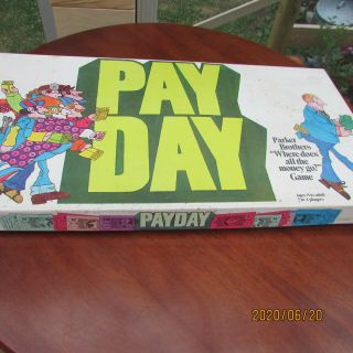 Vintage Payday Board Game 1975 Classic Edition Parker Brothers